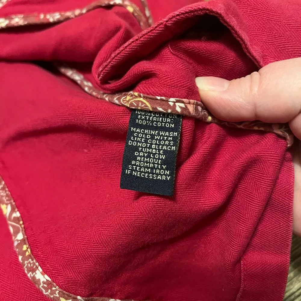 American Eagle Dark Pink ‎ Long Sleeve Button Up Blazer Size Medium Y2K 90s - Image 6