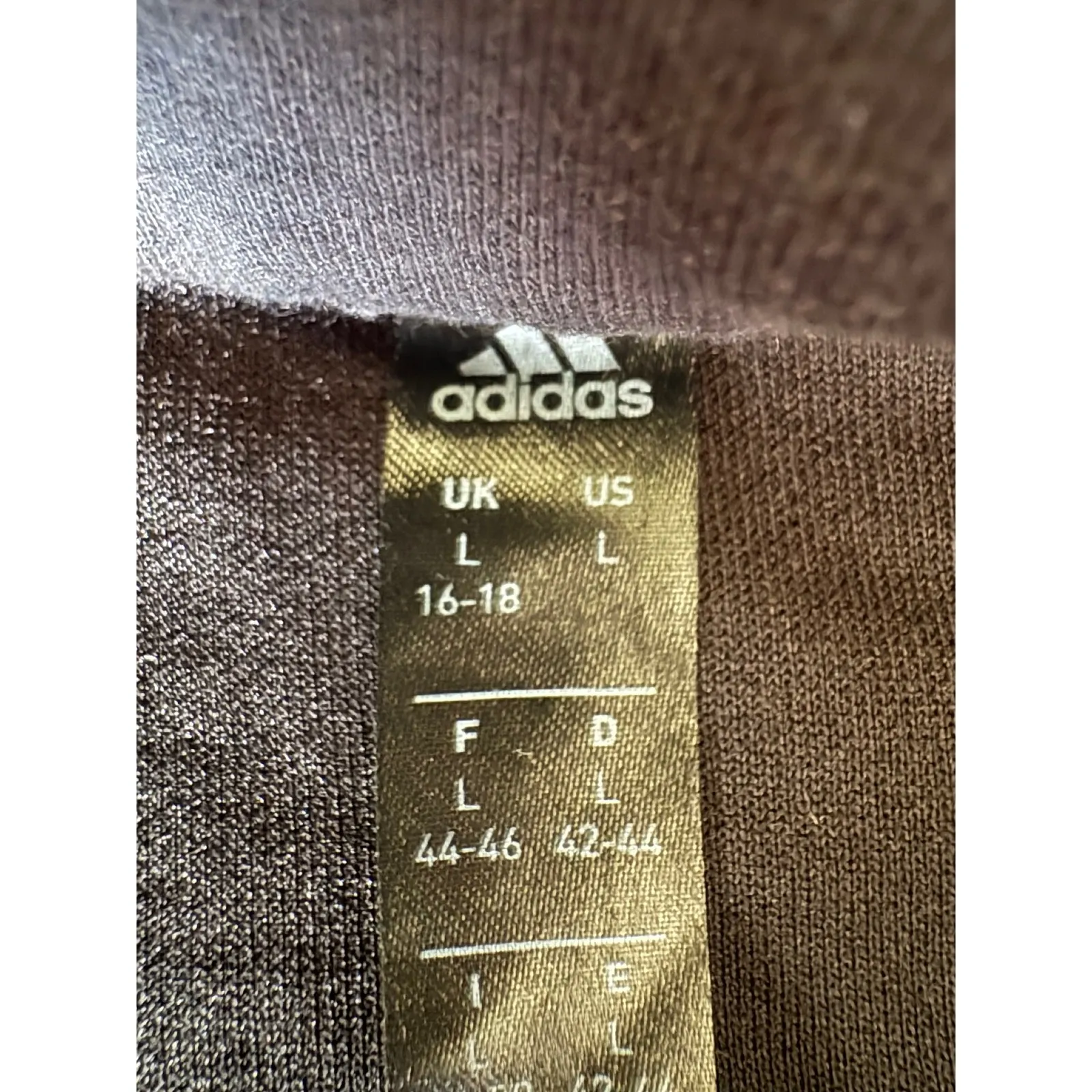 Adidas Pullover‎ Sweatshirt Women's Large Black Quarter Zip Long Sleeve - Image 4