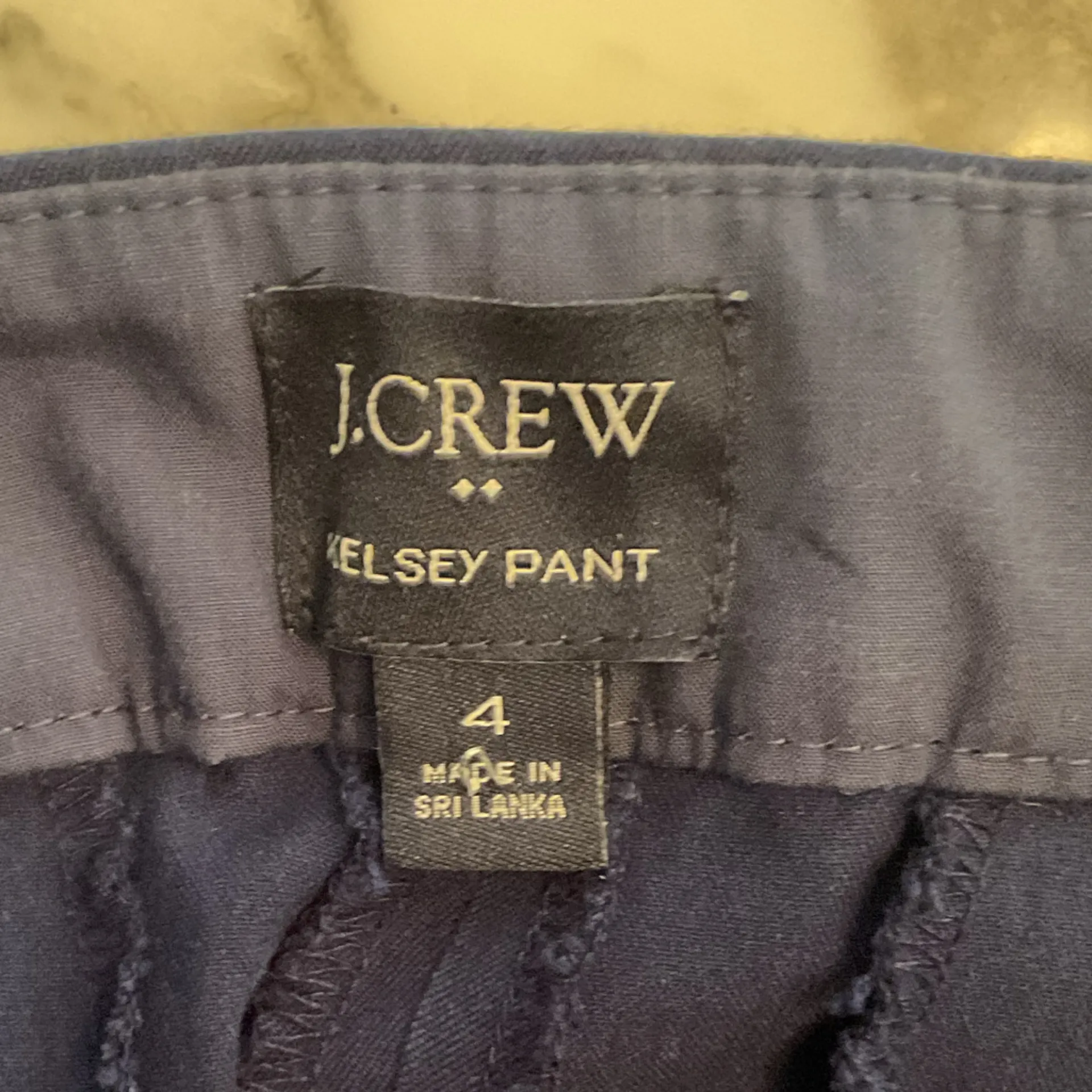 EUC J.Crew Kelsey Pant Navy Sz 4 Customer Return Blue - Image 8