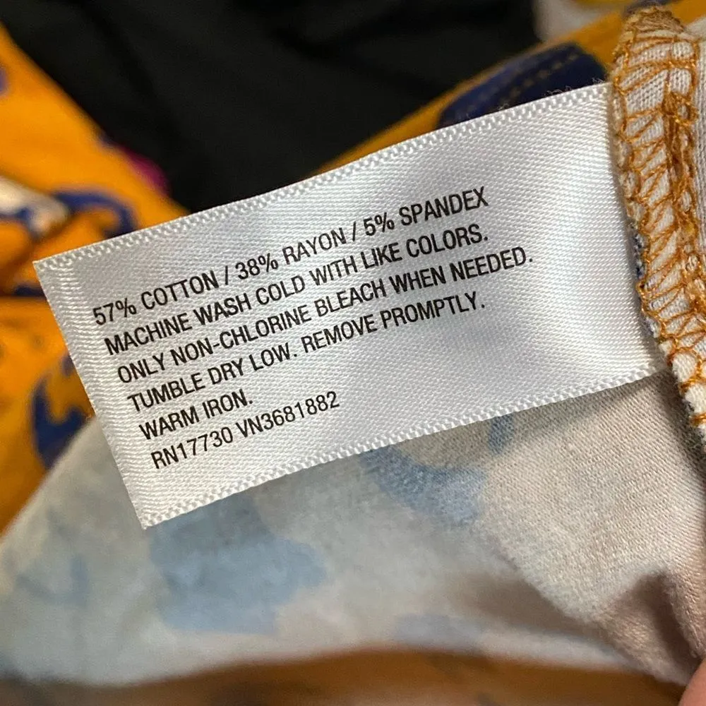 Philip Lim for Target Women’s XS blue Orange long sleeve Leopard Dress - Image 8