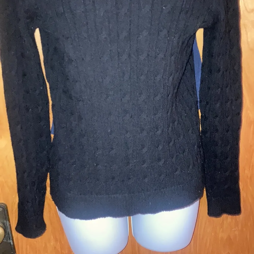 Black Charter Club Turtleneck Sweater Size MP - Image 3