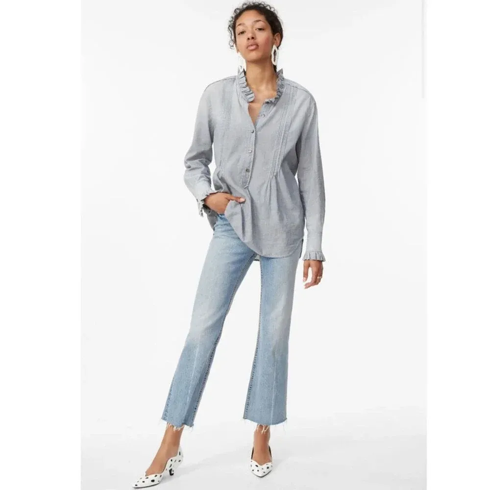 LA‎ VIE Striped Top Ruffle Trim - Image 2