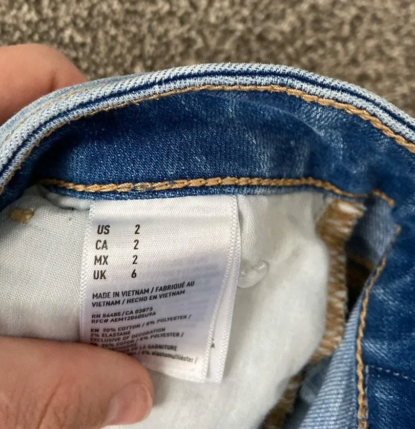 Shorts Blue Size 2 - Image 3