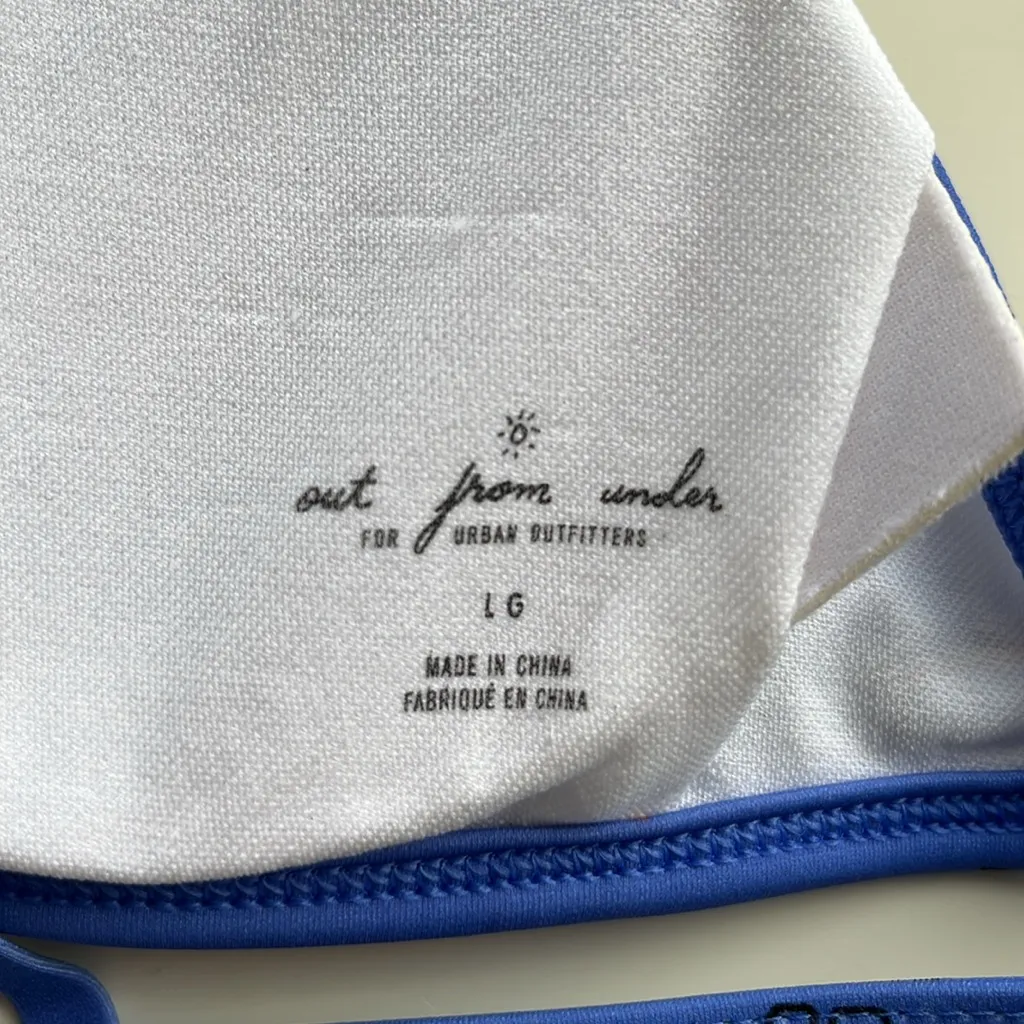 Urban Outfitters Out From Under Blue Floral Bikini Swimsuit Set in Medium - Image 6