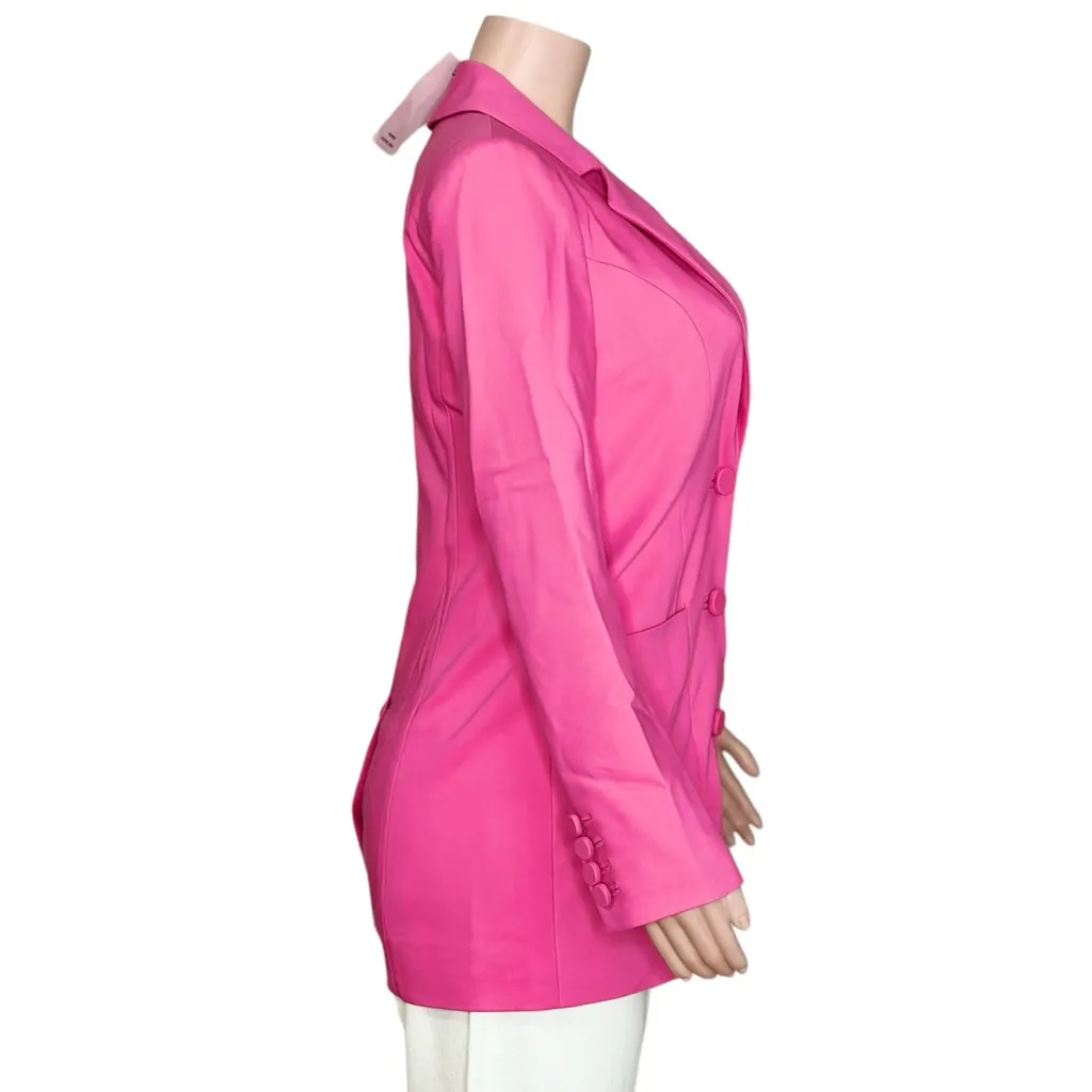 GRLFRND Jeane Suit Jacket, Bright Pink, XS - Image 14