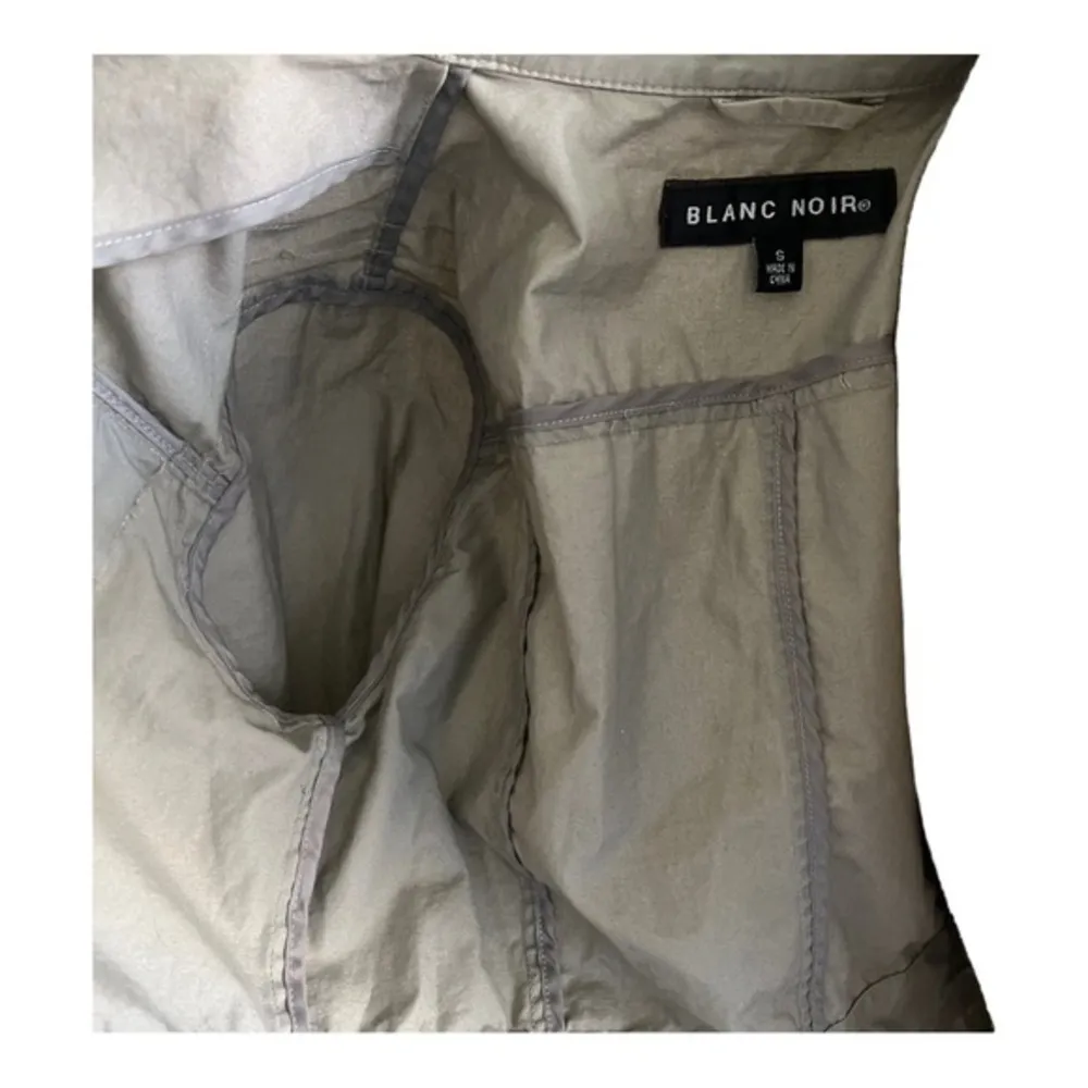 Blanc Noir Gray Utility Jacket Size S - Image 4