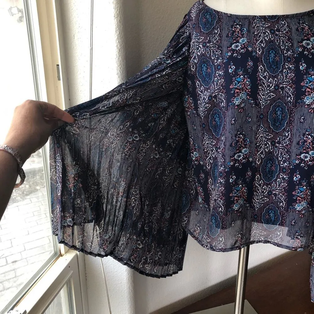 Fire Los Angeles top flared sleeves hippie bohemian festival witchy - Image 3