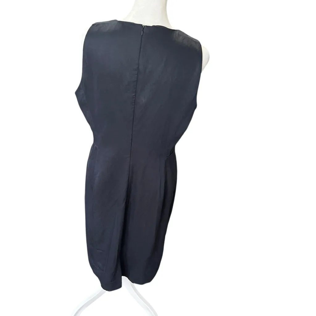 M.M.LaFleur Constance Everyday Twill Dress Navy Night Size 10 Career Sheath - Image 7