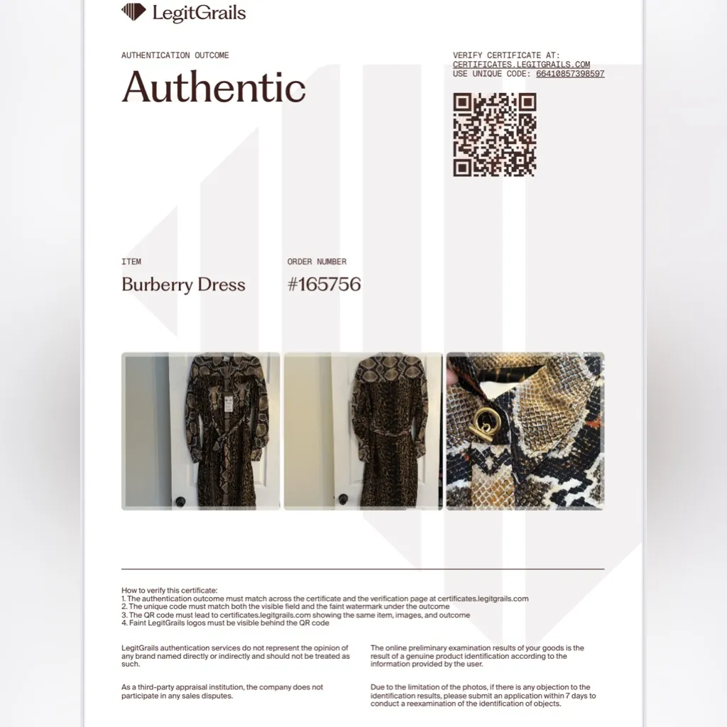 Burberry London Silk Animal Print Costanza Dress Size 6 NEW MSRP 2250.00 - Image 13