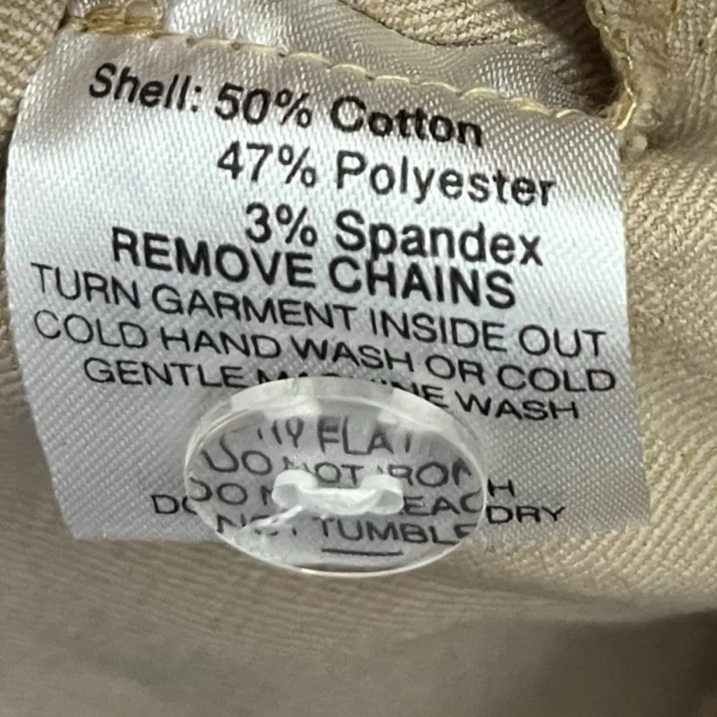 I.AM.GIA Cobra Jogger Pants Tan Elastic Hem Women’s Size Small Streetwear - Image 11