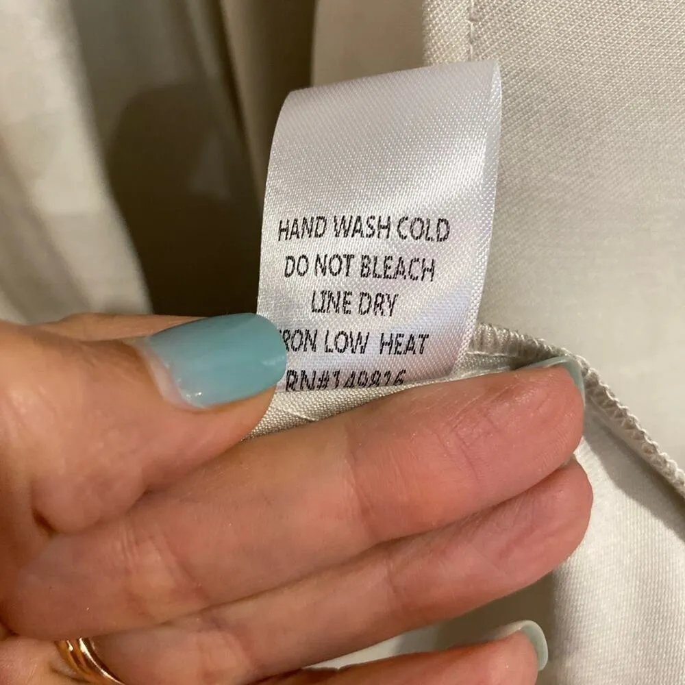 Fore Khaki Belted Lightweight Trench Coat Sz M Tan Size M - Image 10