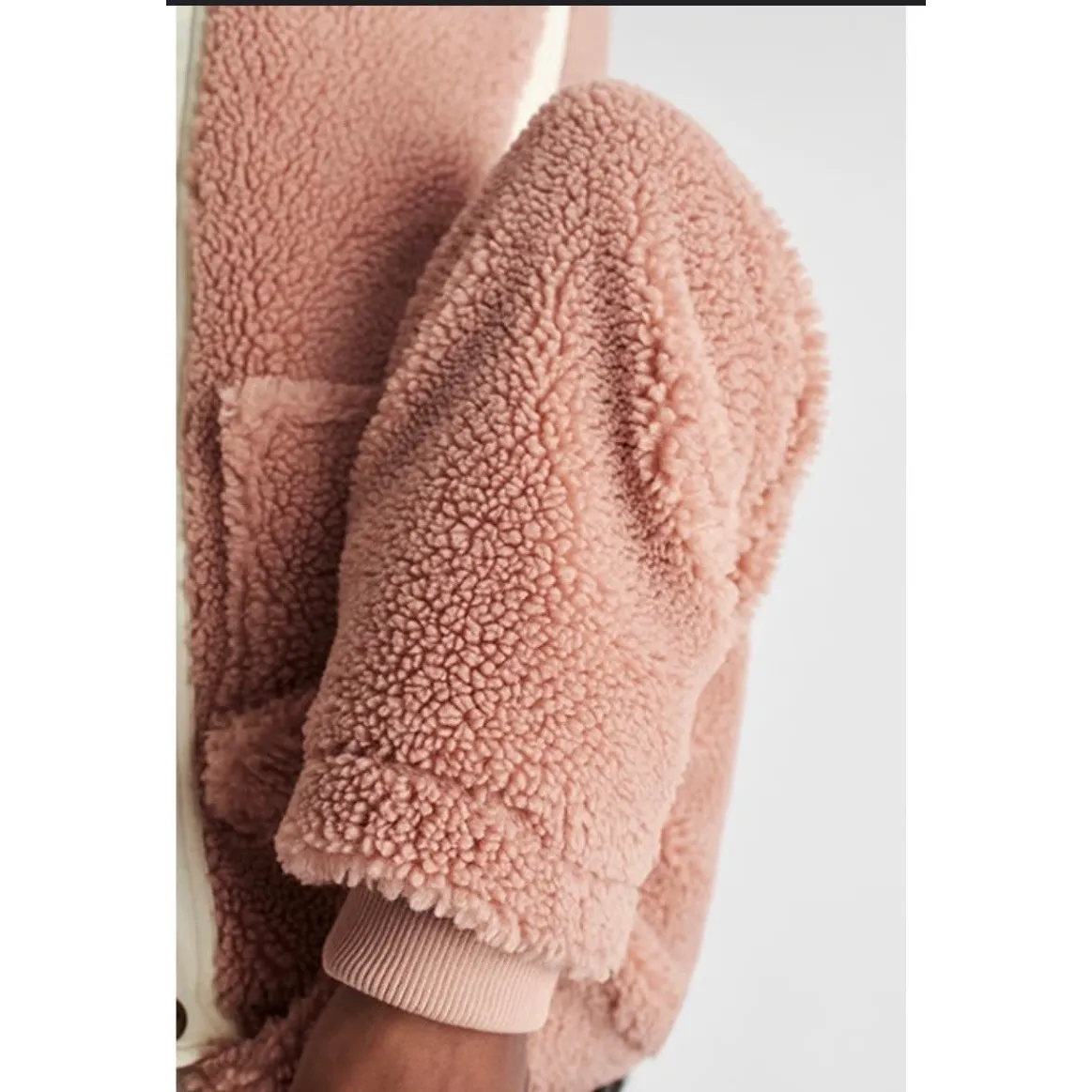 Faherty Women's Eldridge Sport Sherpa Jacket Pink Sz XL - Image 3