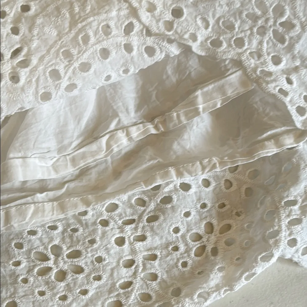 Chelsea & Violet White Eyelet Mini Dress - Image 9