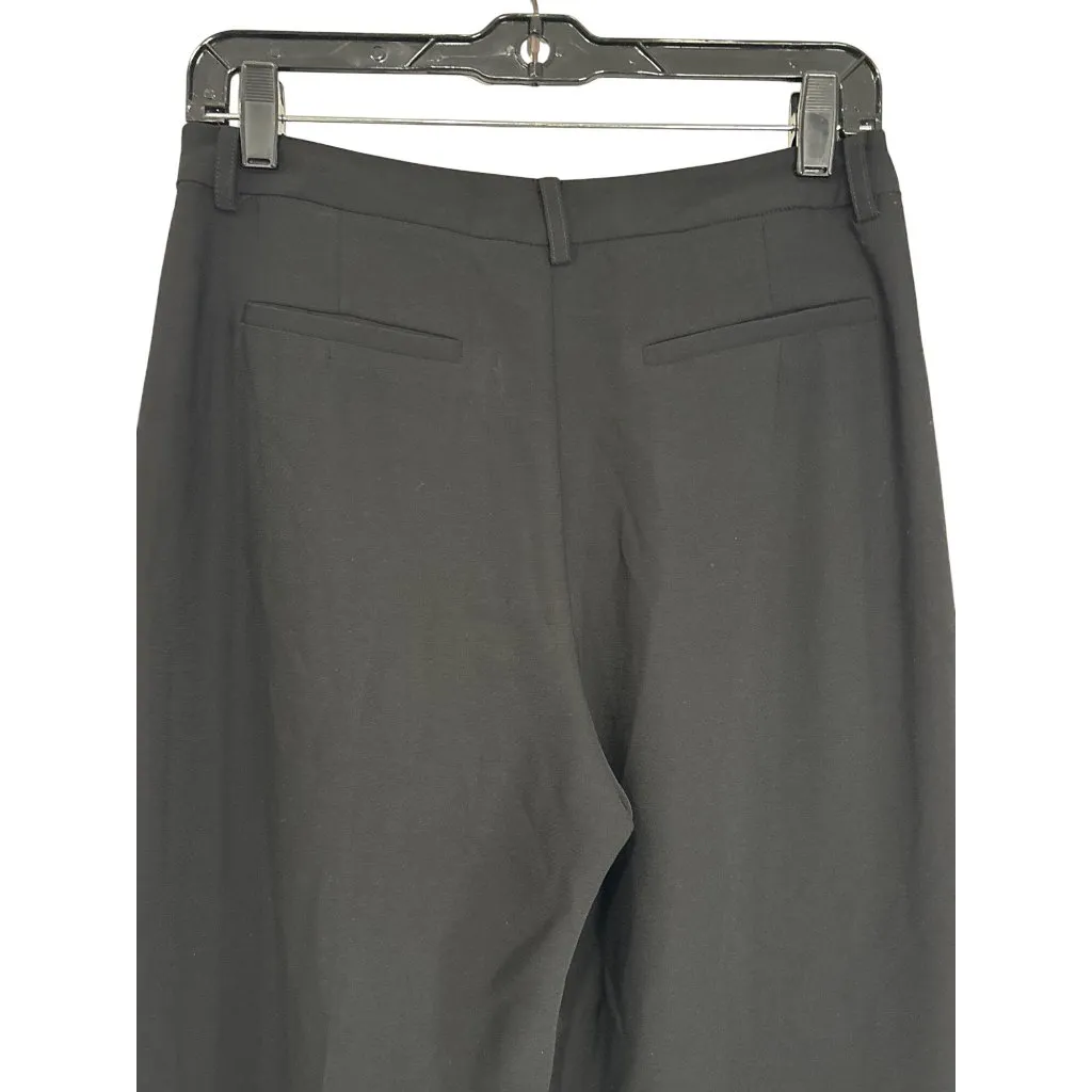 Amanda Uprichard Jane Pants in Black Small Womens Wide Leg Dress Suit Trousers - Image 7