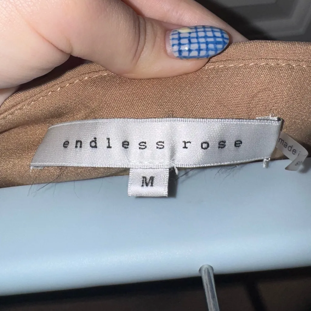 Endless Rose Beige Mini Skort/skirt - Image 4