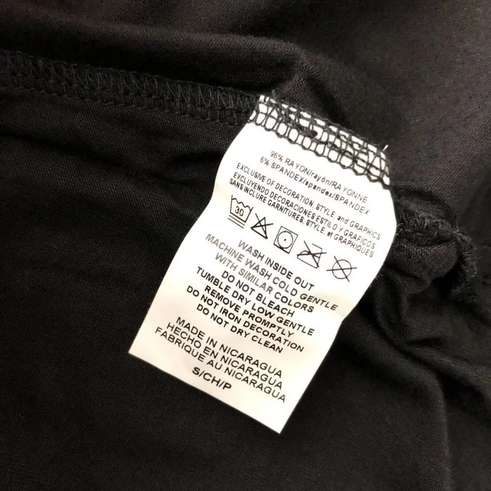 MLS Los Angeles Football Club Womens T Shirt Hi Low Hem Scoop Neck Black S - Image 4