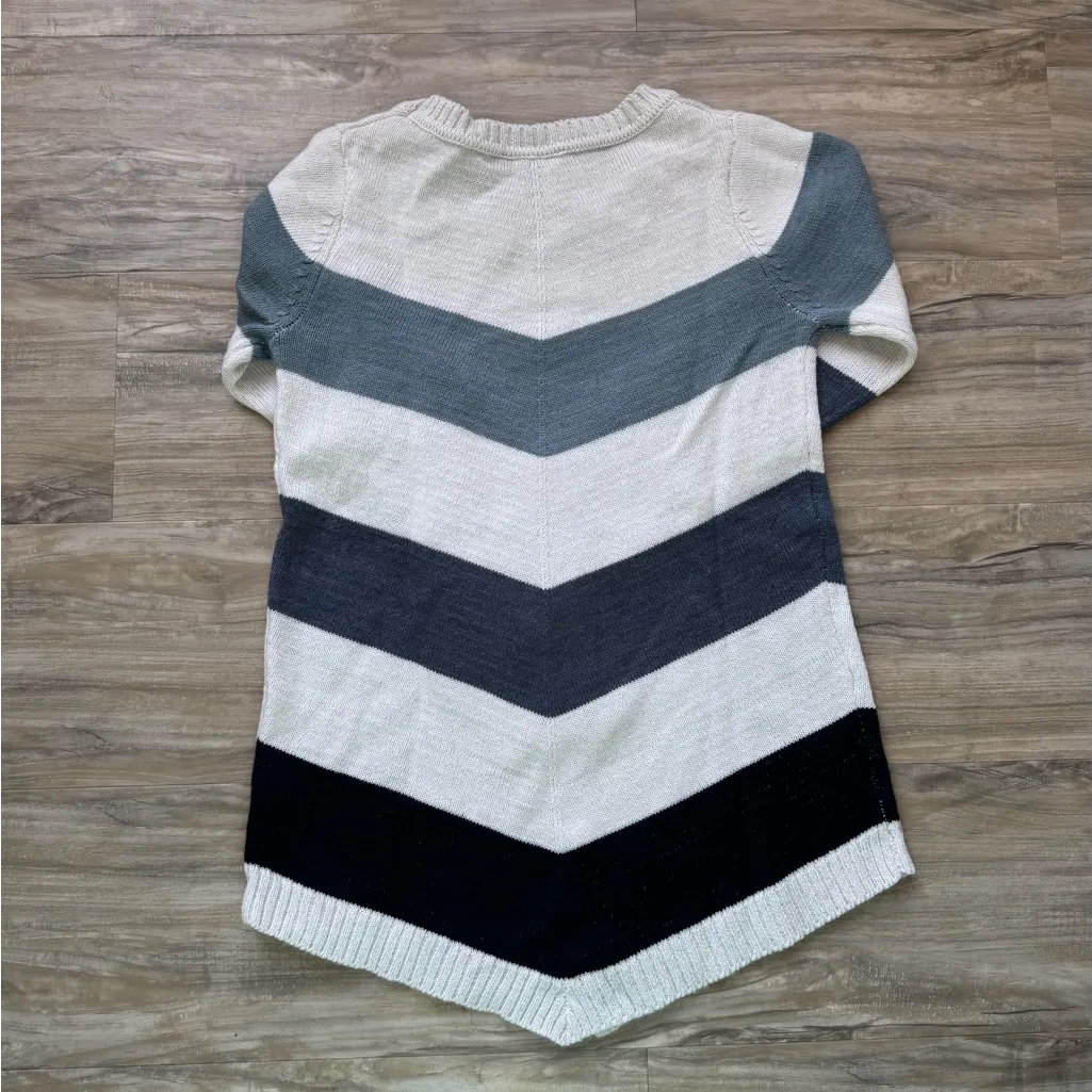 AB Studio Chevron Striped Sweater - Image 2
