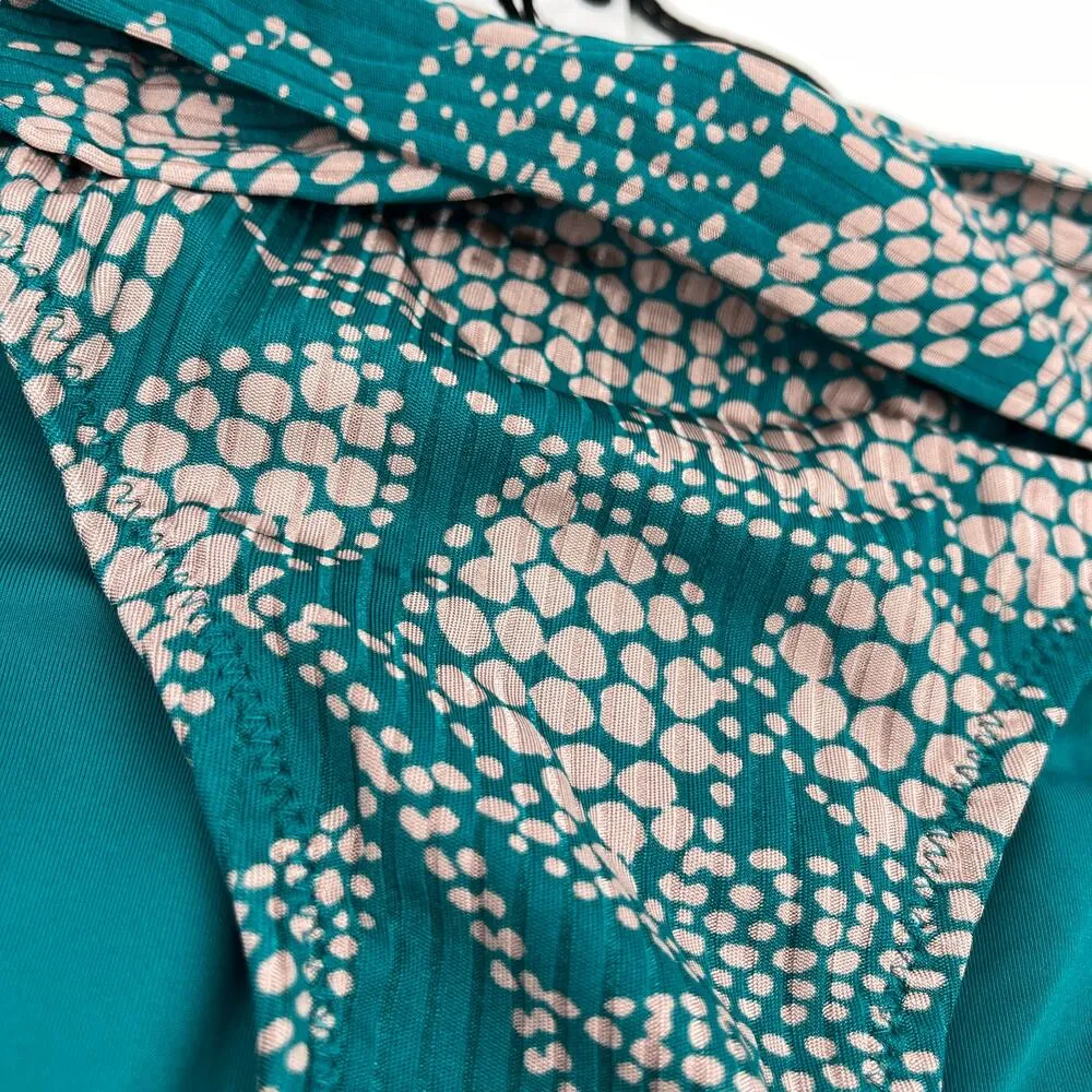 Robin Piccone Romy Twist Bikini Bottoms Ocean Size Medium NEW - Image 7