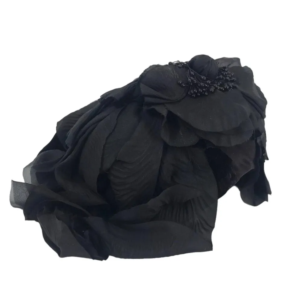 BIANCALANI FIRENZE MADE IN ITALY EXPRESSLY FOR BONWIT TELLER VINTAGE HAT BLACK - Image 3