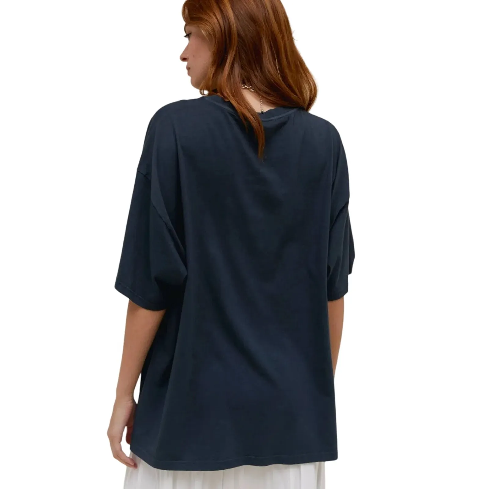 DAYDREAMER Fleetwood Mac Flower Crest Tee One Size P2P 27” New w/o Tag MSRP $98 - Image 4