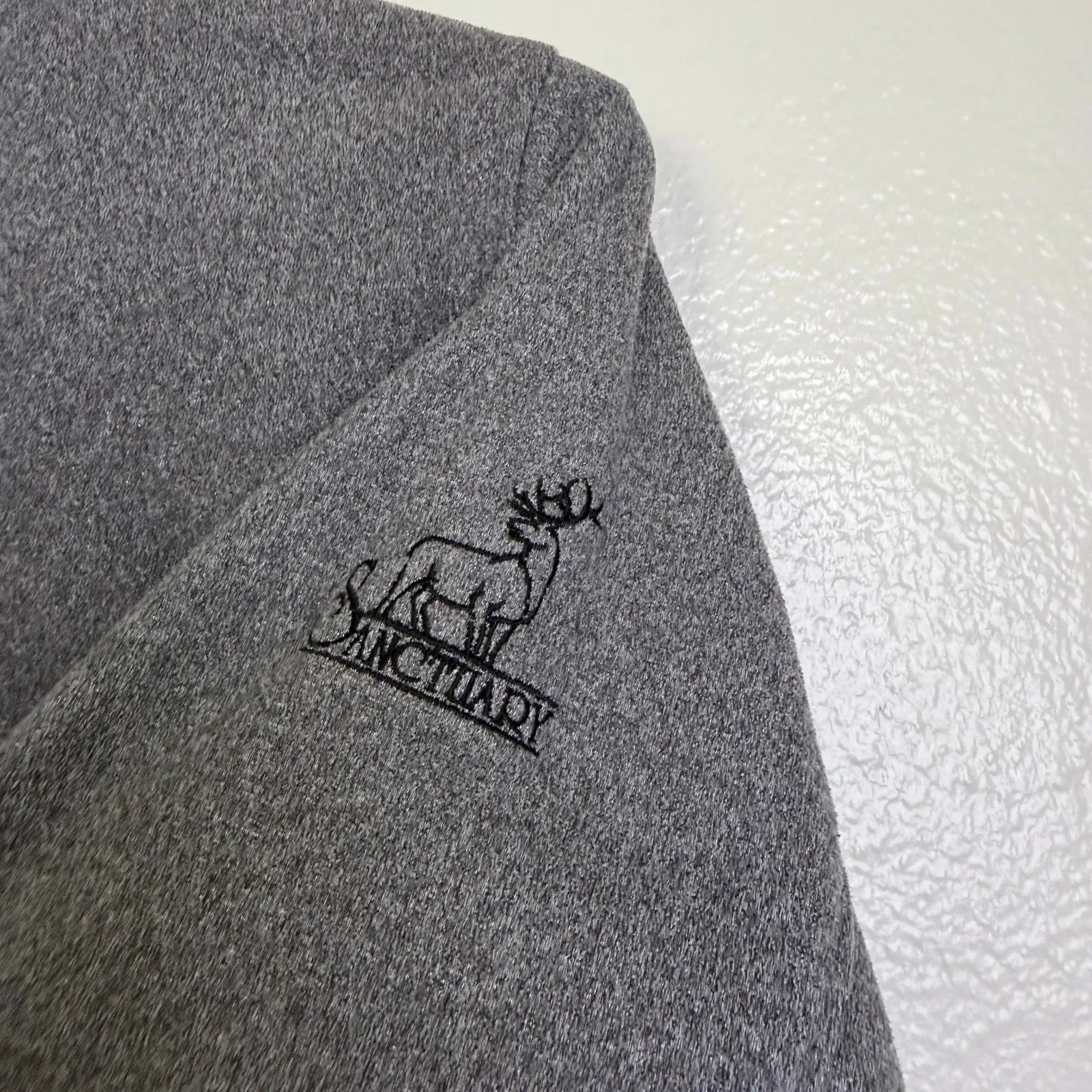 Peter Millar Warmth Jacket Womens Medium Gray Full Zip Fleece Golf Sanctuary - Image 7