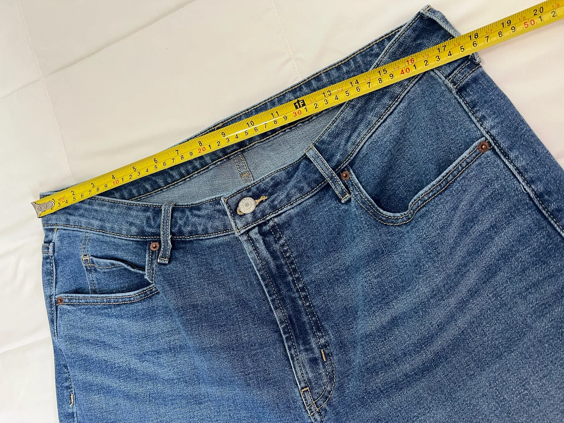 Old Navy Extra High-Rise Sky-Hi Wide-Leg Jeans Women’s Sz 16 Chic Modern Trendy - Image 6