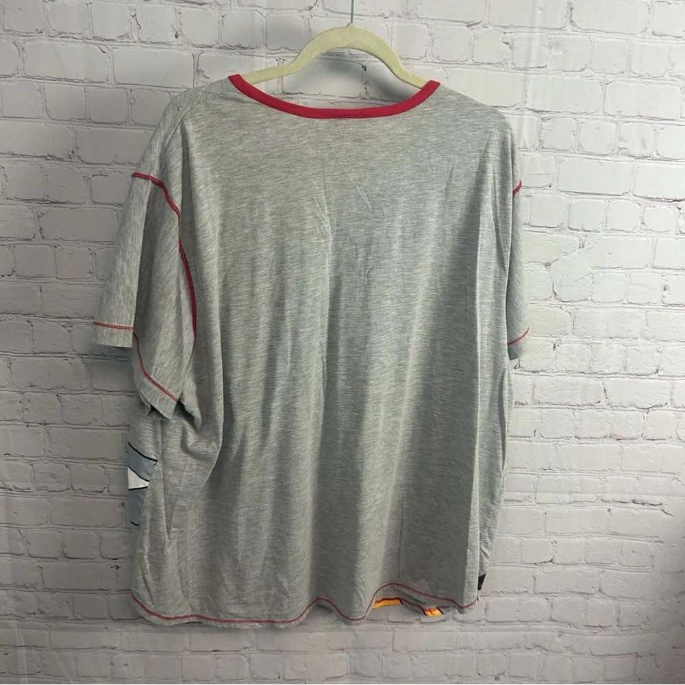 Vintage Looney Tunes sleep shirt ladies size 3X plus graphic flawed cartoons Gray - Image 2