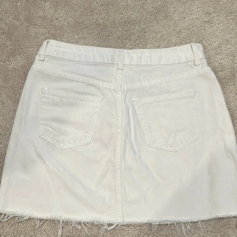 White Denim Skirt - Image 2