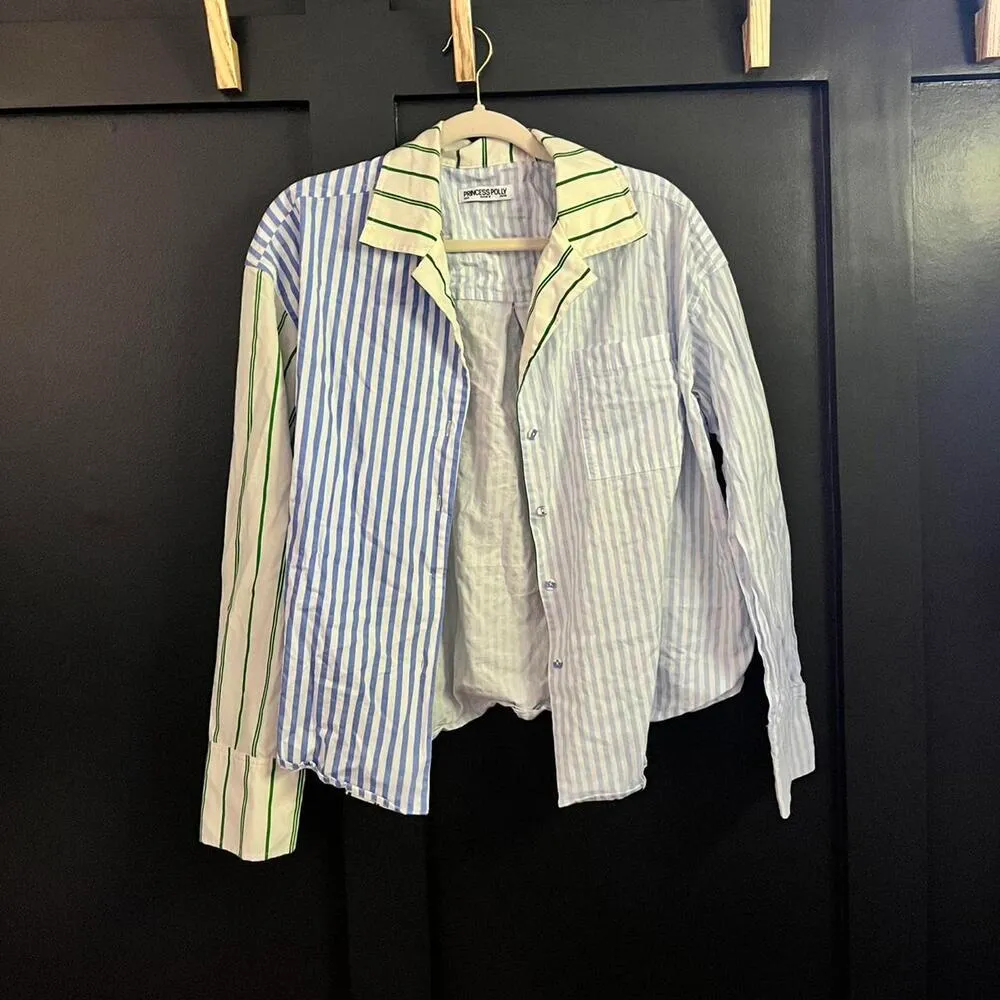 PRINCESS POLLY Get The Picture Shirt Multi - Image 3