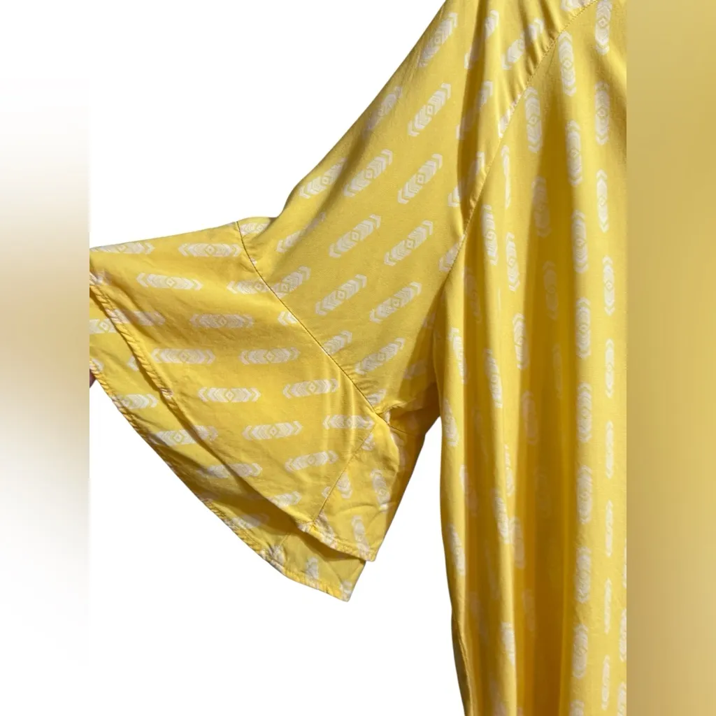 Matilda Jane Golden Hour Boho Cheerful High Low Blouse Sz M - Image 4