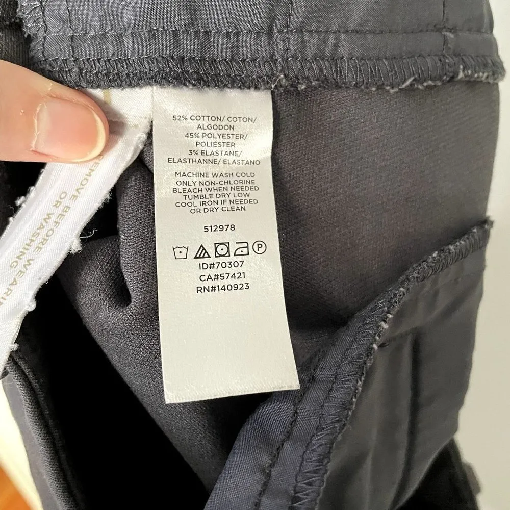 LOFT petites skinny formal pants comfortable pockets straight leg cotton trouser - Image 5