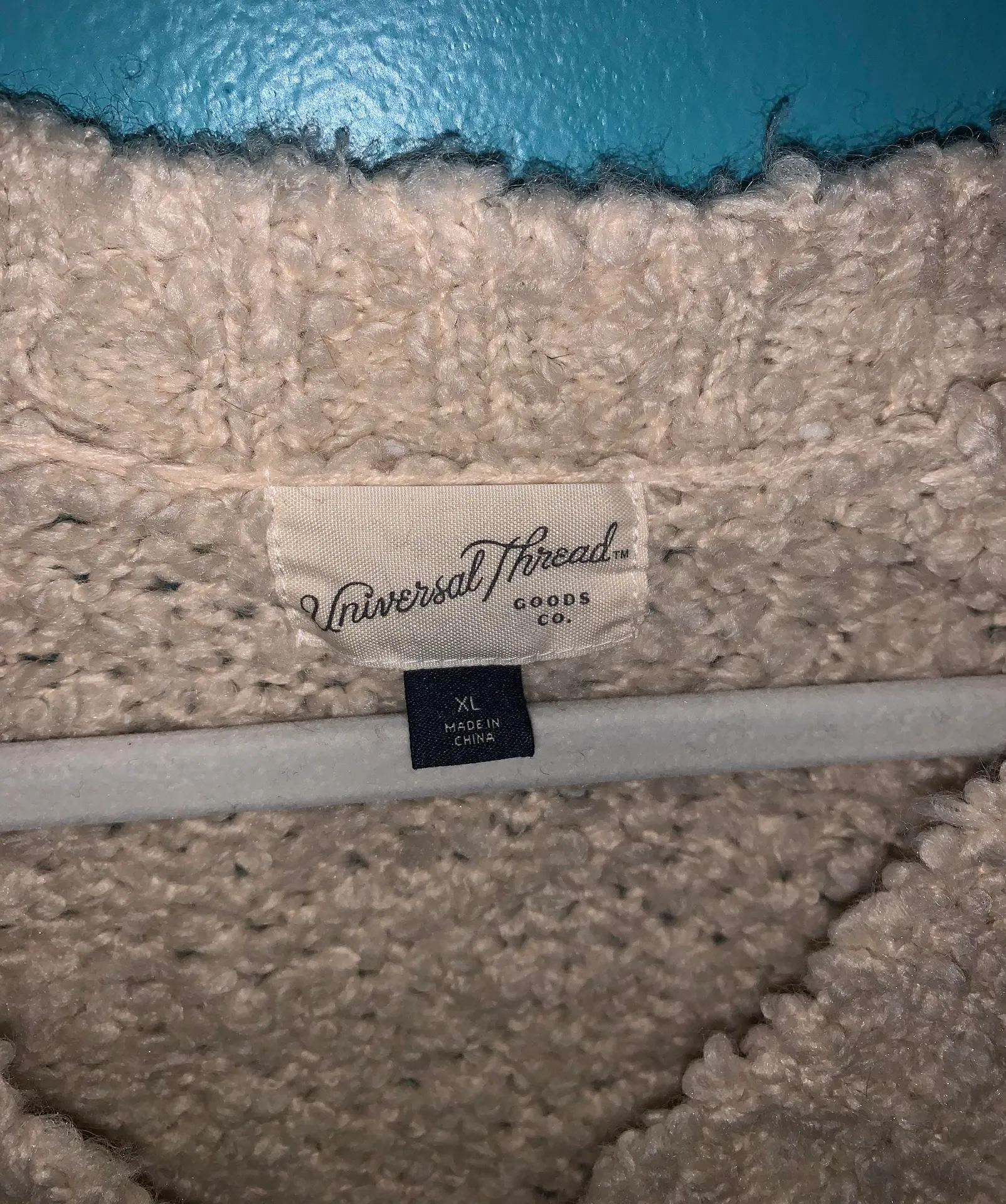 Cream Knit Sweater - Image 4