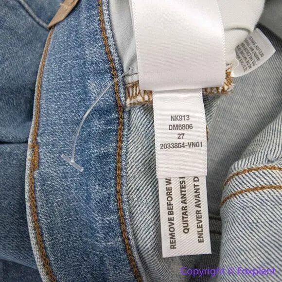 NEW Madewell Kick Out Crop Jeans in Carey Wash, 27‎ - Image 17