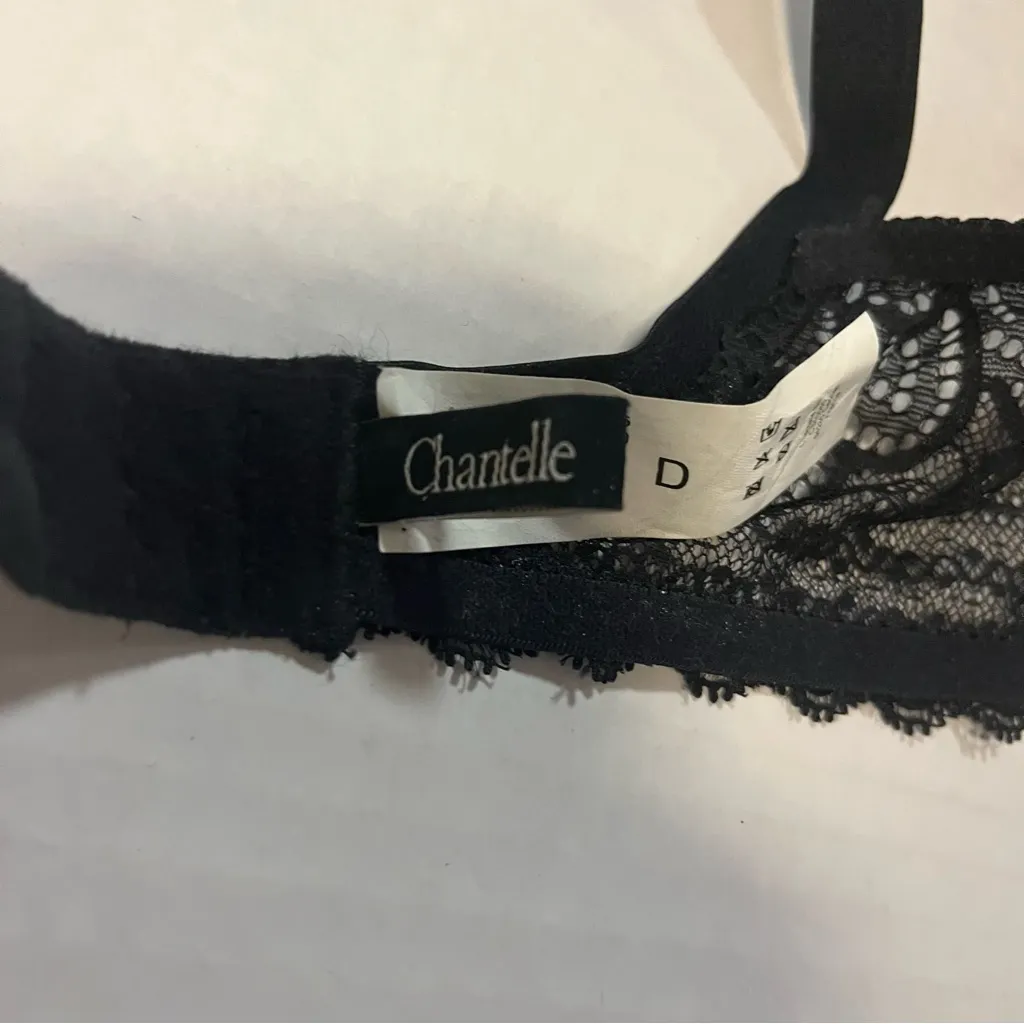 Chantelle Bra Merci Underwire Spacer T-Shirt Bra in 36D Black EUC 1747 - Image 14
