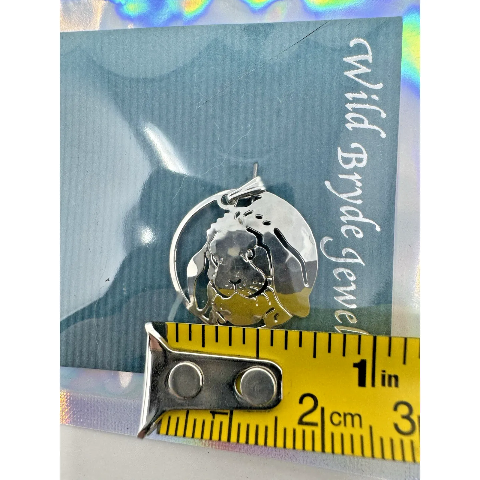 Wild Bryde Jewelry Silver Tone Dog Pendant Charm .75” Mini Animal Necklace - Image 5