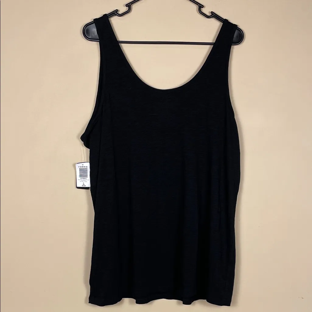 NWT Torrid Women’s Vintage Slub Jersey Motorcycle Graphic Hook Closures Tank Top - Image 5