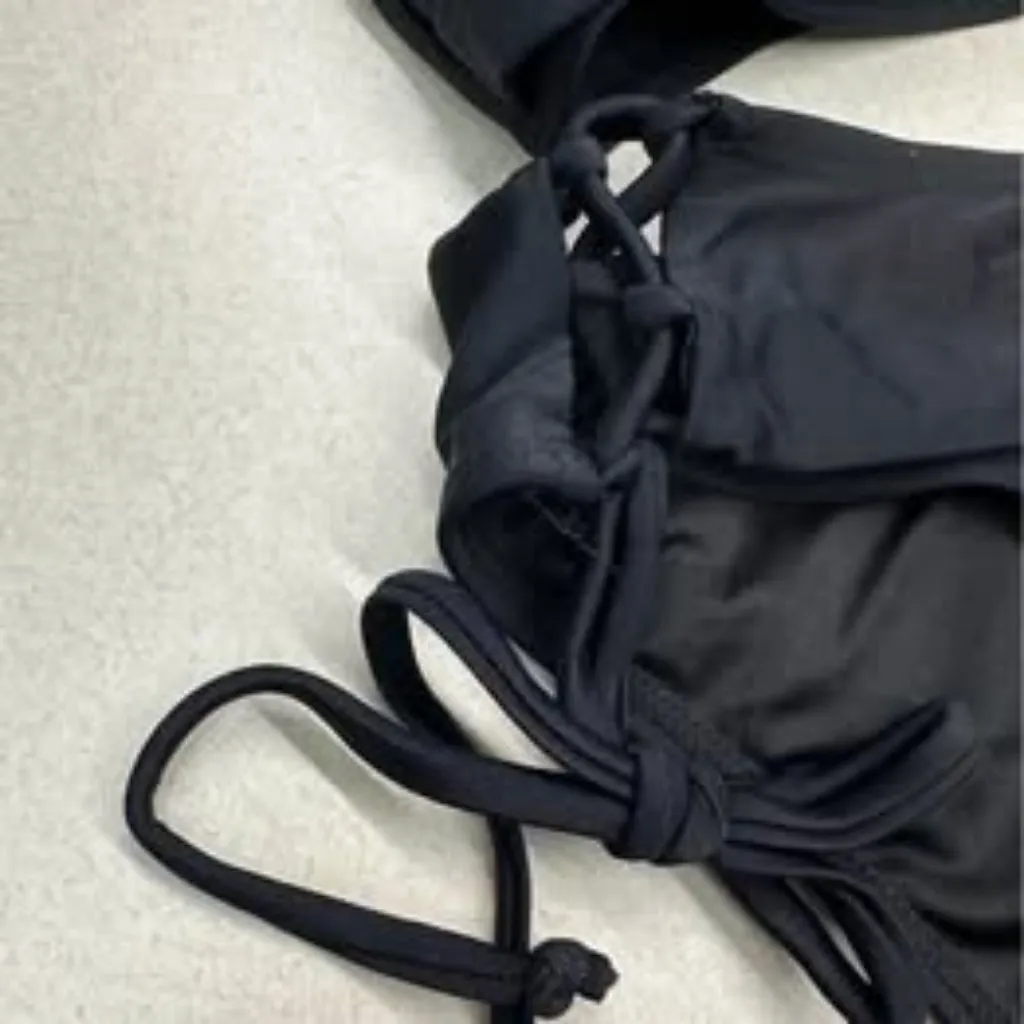 NWT Women's Bikini Set Cheeky Two Piece, Criss Cross Adjustable Straps Size LG - Image 3