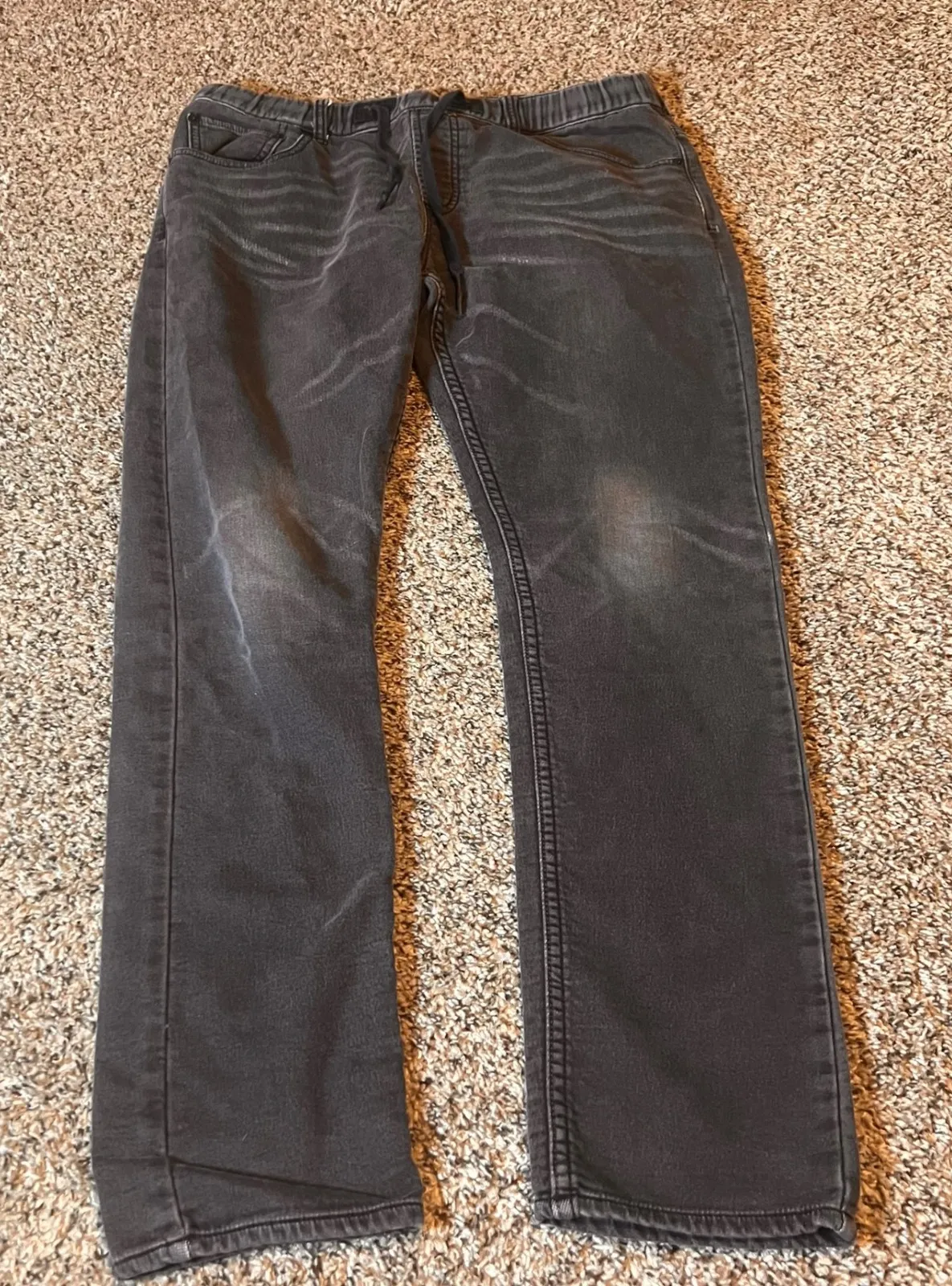 Bullhead Denim Co. Womens Skinny Medium Black Wash Pull On Jeans Size undefined - Image 1