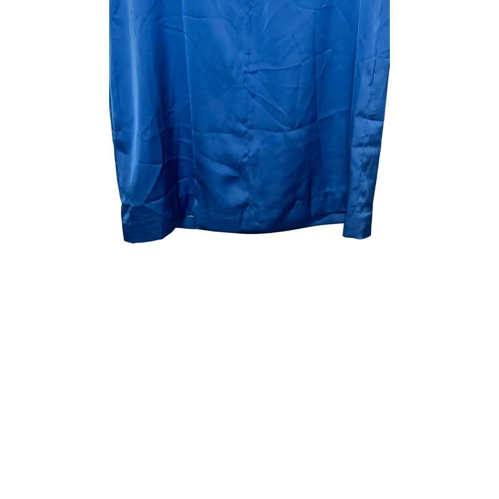 Lilly Pulitzer Women's Dress Mini Carlynn Strapless Satin Bow Morelle Blue Sz.12 - Image 9