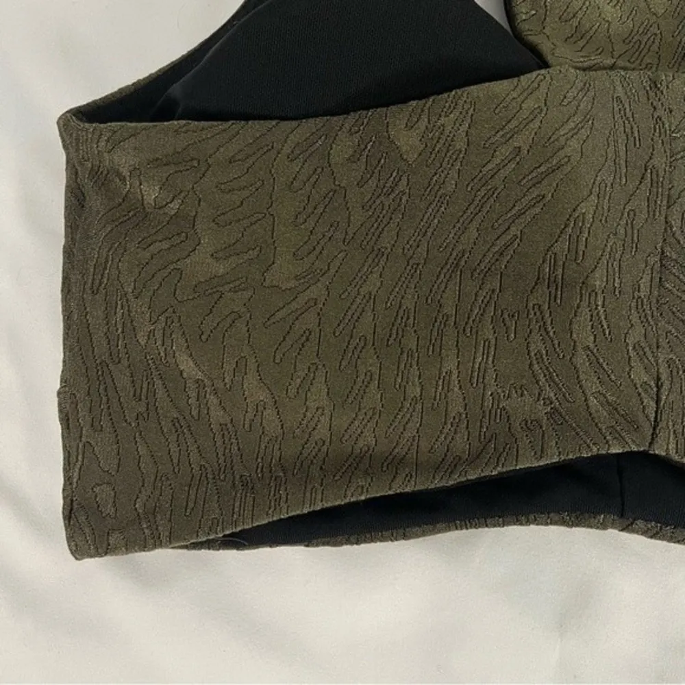 Koral Womens Size S Fir Green Ring Foliage Sports Bra Gym Low Support Racerback - Image 67