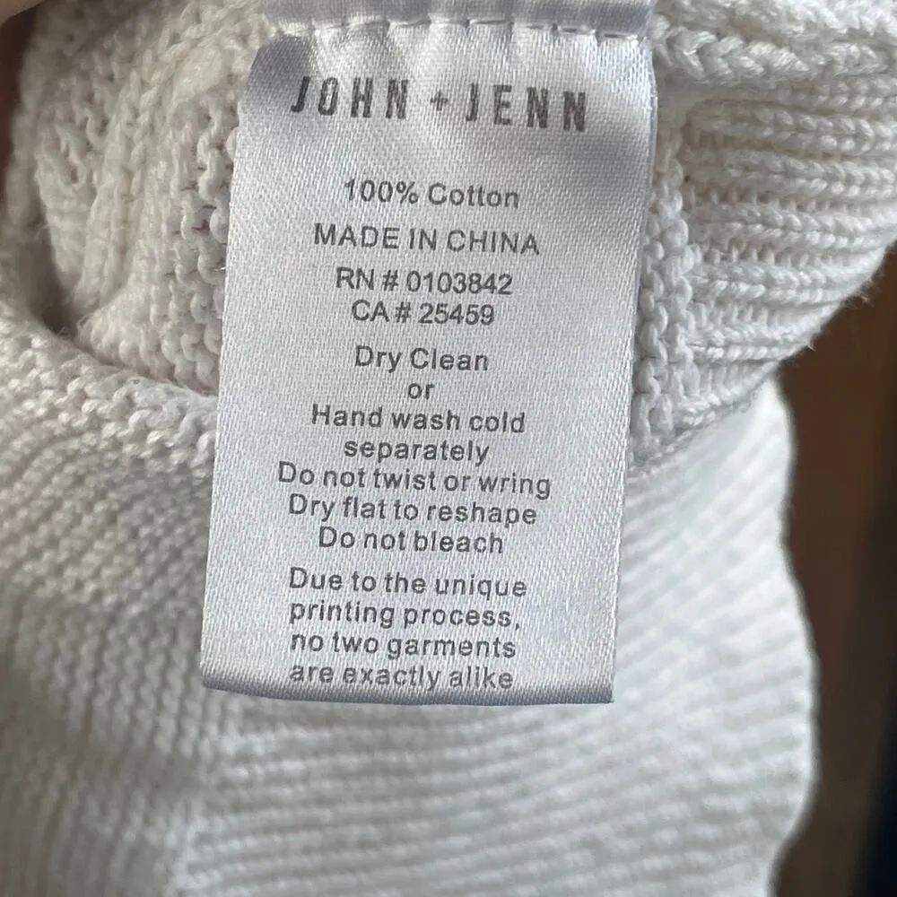 John + Jenn Women's Bonita Tie Dye Sweater 100% Cotton Size S - Image 9