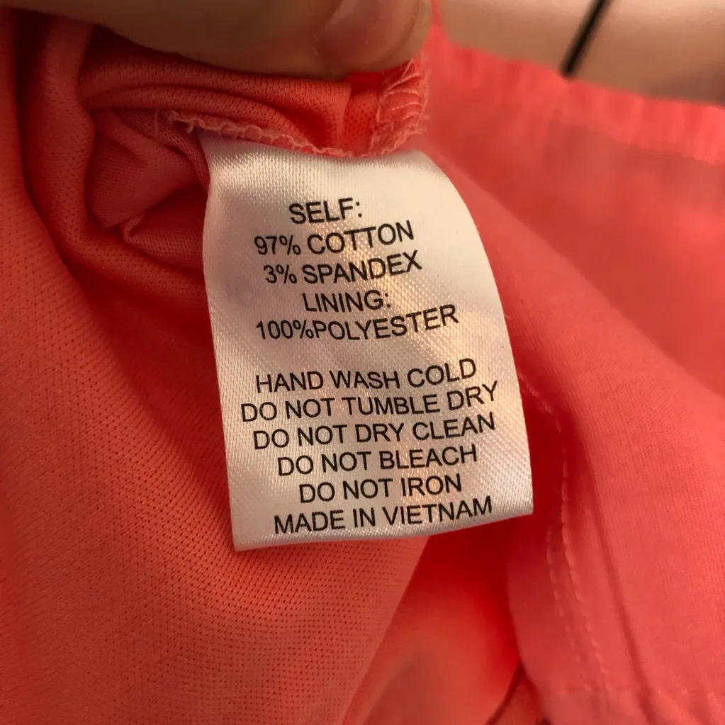 Shero Coral Pink Bustier Crop Top Size S - Image 6