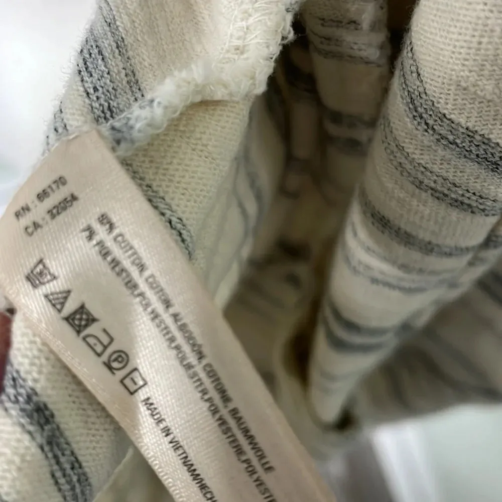 ANTHROPOLOGIE Saturday Sunday Striped Open Front Knit Jacket Cardigan - Image 9