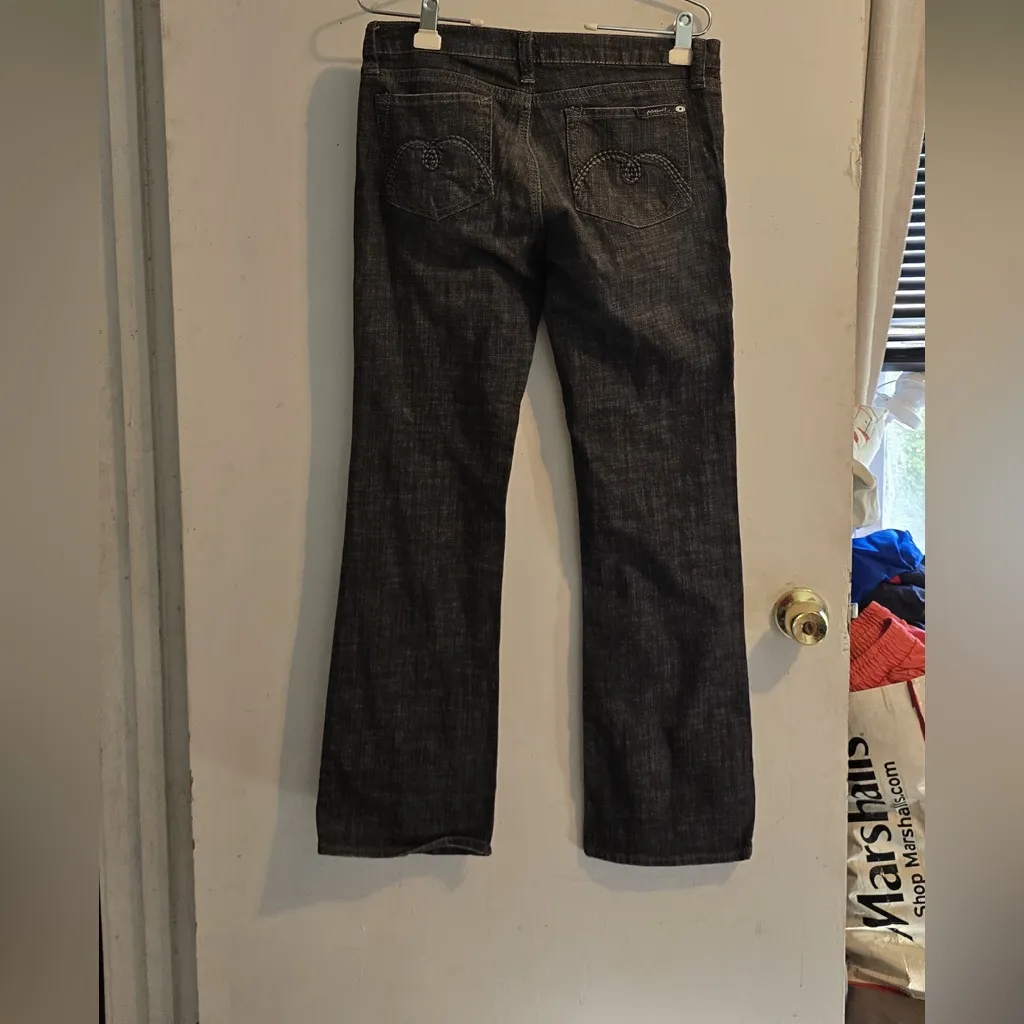 Mavi Women's Dark Gray Boot Cut Jeans Black Size 30 - Image 3