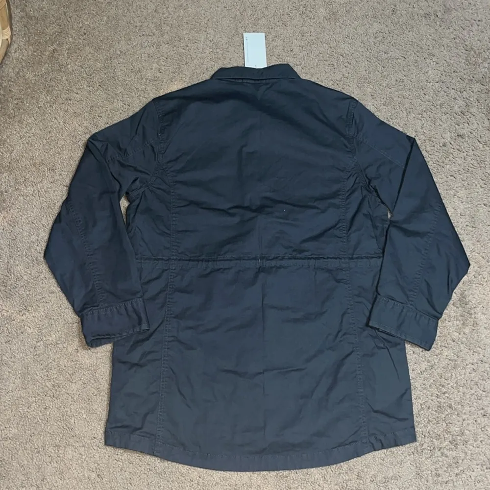 Pact Organic Woven Lined Safari Jacket Gray Large - Image 5