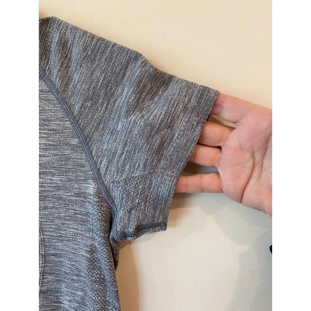 Lululemon Swiftly Tech Short Sleeve Crew Neck Tee Shirt Gray Women's Size 8 - Image 4