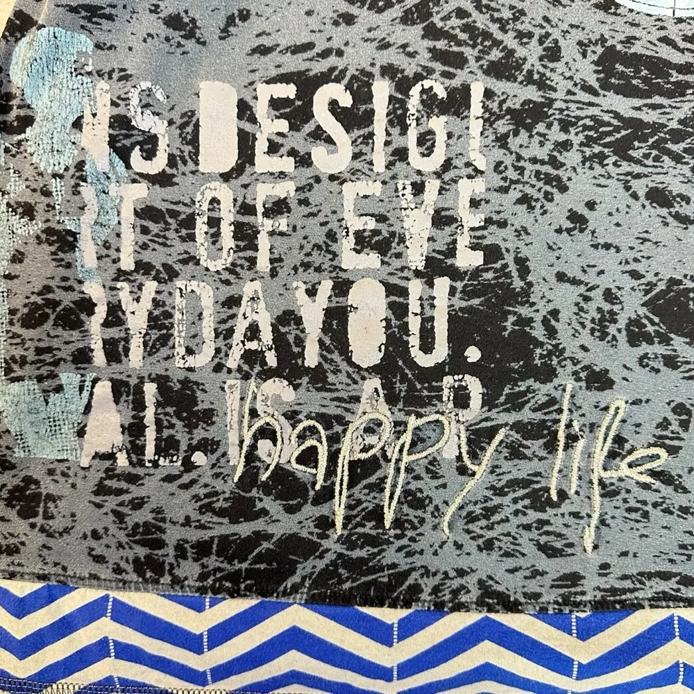 Vintage Y2K Desigual Happy Life Jungle Animal Dress with Belt Medium Knee Length - Image 5