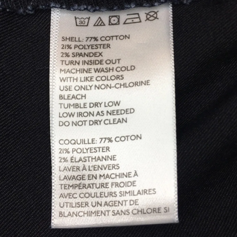 // KIMCHI BLUE Navy Blue Polka Dot High Waist Stretch Shorts 0 - Image 13