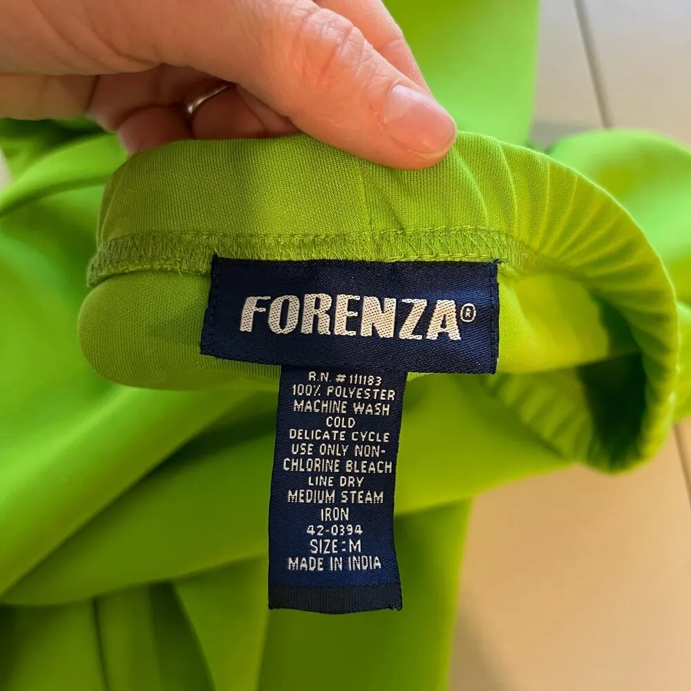 Lime Green Vintage Y2K Low Rise Elastic Waist Baggy Bright Festival Pants - Image 5