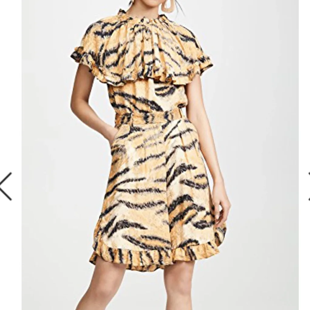 Hoffman Copenhagen TABITHA BLOUSE IN GOLDEN HOUR PRINT size 34 Orange - Image 5